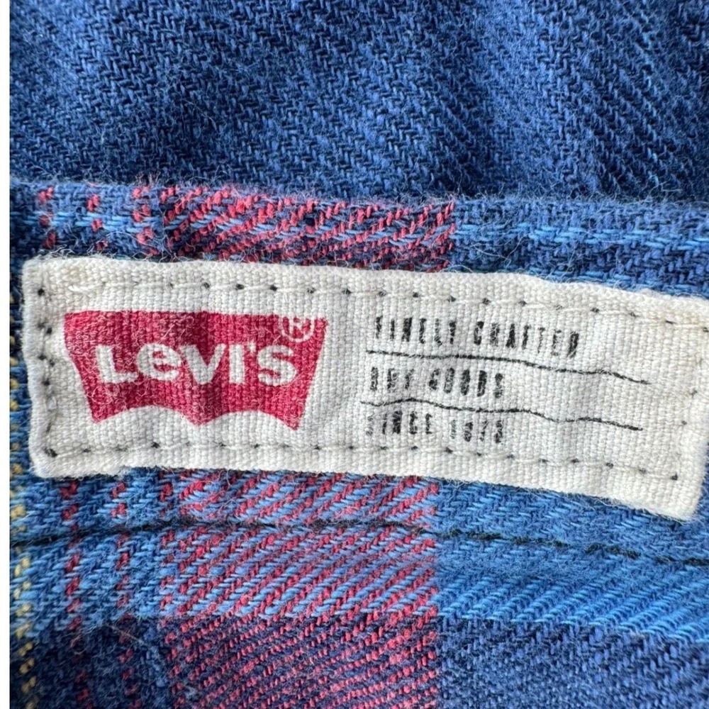 LEVI'S MEN CLASSIC DATSUM TWILL L/S SHIRT TOTAL ECLIPSE 3LDLW1541 WESTERN CASUAL
